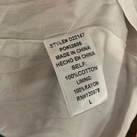 NWT Entro Floral Ruffle Sleeve Dress Large - Picture 10 of 10